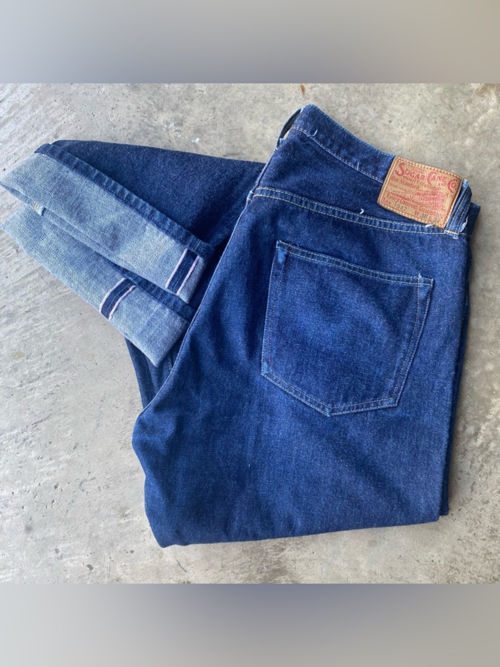 Sugar Cane 1947 selvedge denim jeans hidden rivet 501xx repro 36/34 Japan